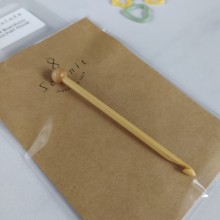 KA Seeknit Shirotake мини крючок бамбук 7 см - Интернет-магазин пряжи "Marysham"